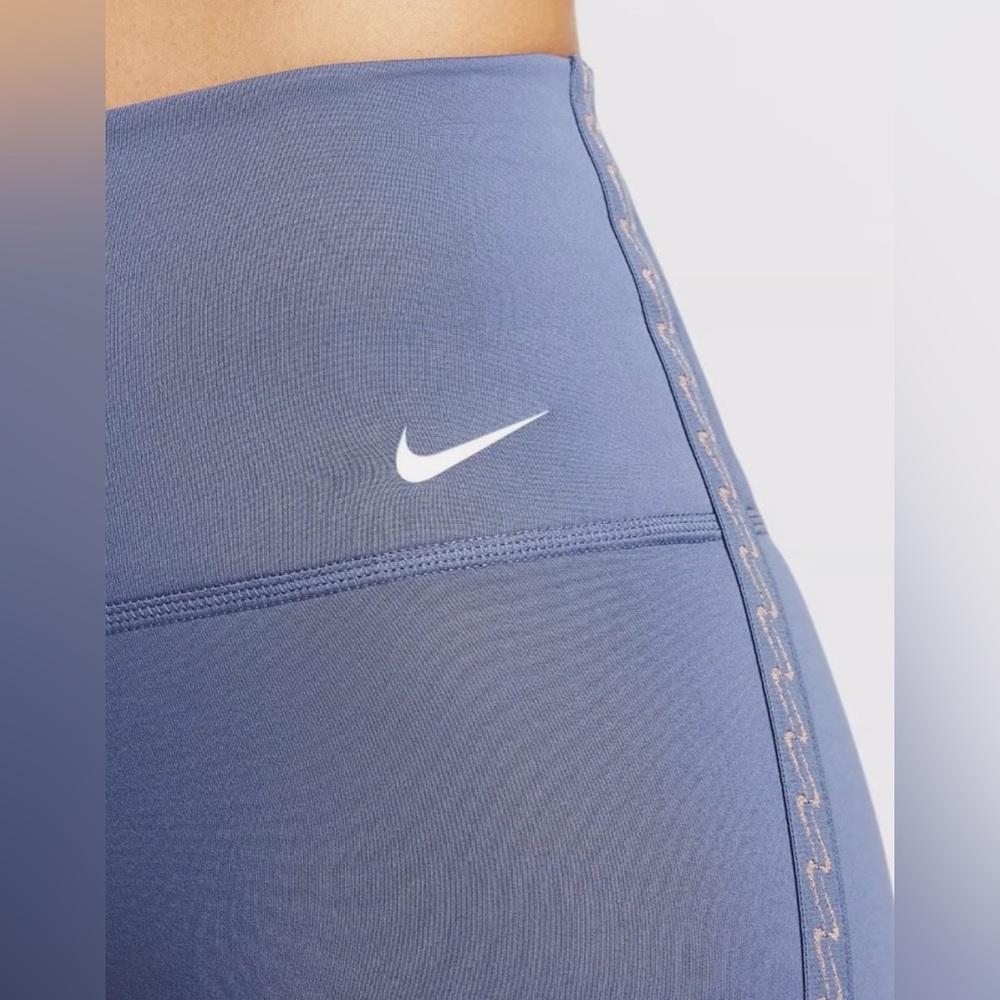 Nike Women's Therma-FIT Leggings Blue XS - Picture 3 of 5